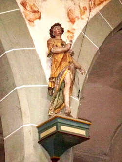 Bermatingen St Georg Heiligenfigur