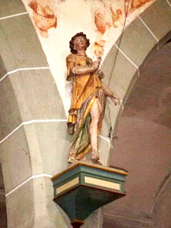 Bermatingen St Georg Heiligenfigur Bermatingen St Georg Heiligenfigur